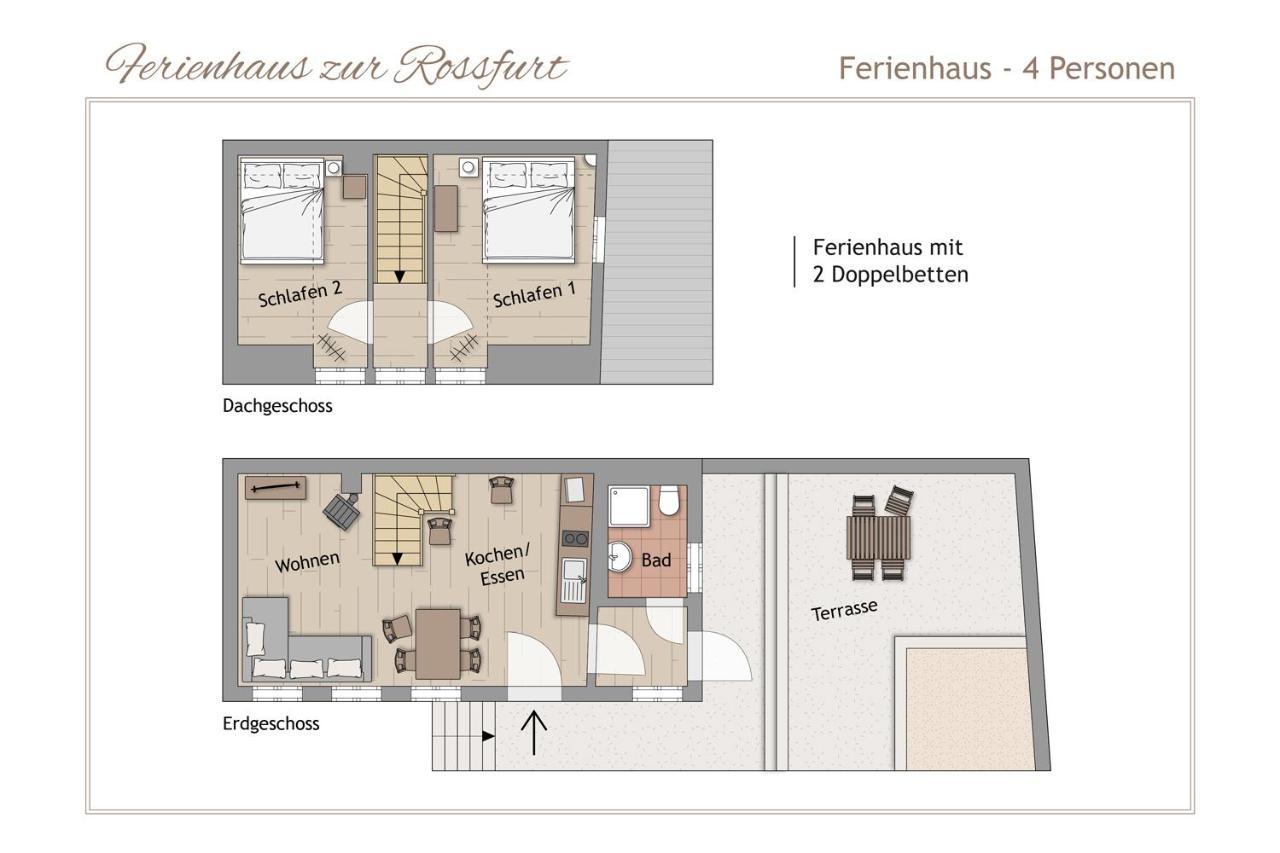 Ferienhaus Zur Rossfurt Tangermuende Exterior photo